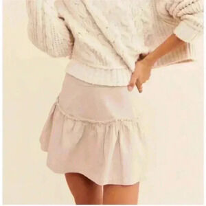 Free People Positank Tiered Mini Skirt